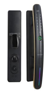 China Luxury High Quality Digital Door Viewer Camera Biometric Fingerprint Smart Door Lock Smartphone Tuya Wifi App For Homes wholesale