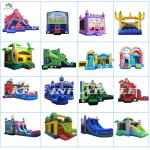 Customized Outdoor Kids Adults Party Jumping Bouncy Castle Water Slide Toboggan