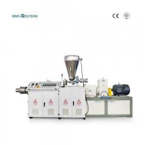 China 37kw WPC PVC Conical Twin Screw Extruder / PVC Extruder on sale
