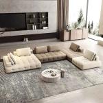 Keyboard linen slipcovered sofa Hotel Lobby waiting area sofa
