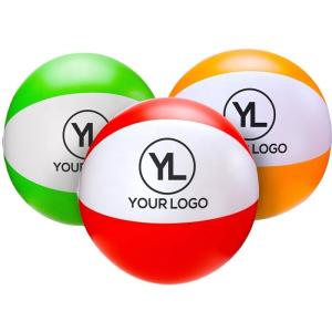 China Recycled Custom Inflatable PVC Beach Ball Antiburst Odorless wholesale