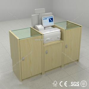 China supermarket checkout counter equipment,shop cashier counter for sale wholesale