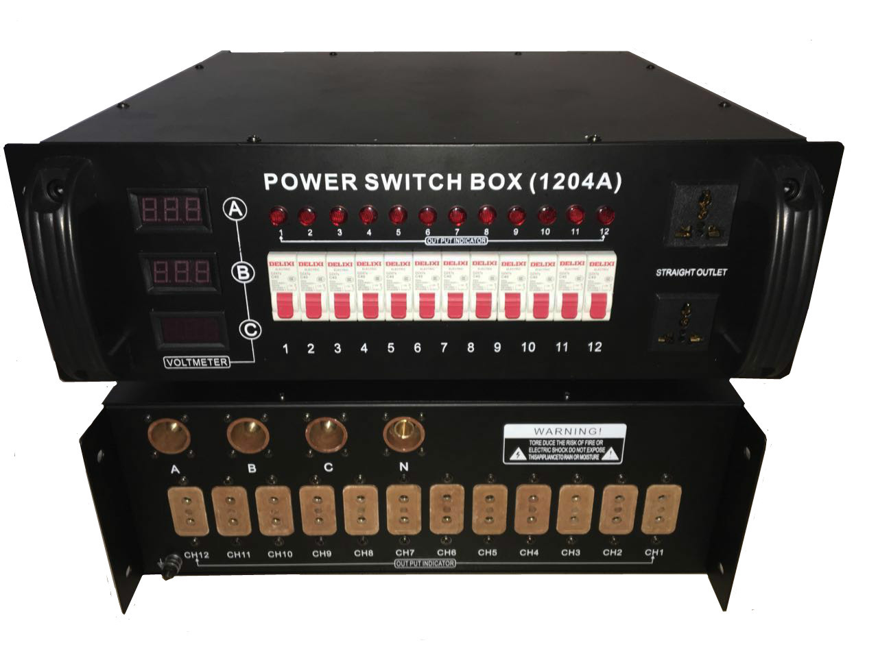 DMX 12chX40A Power Switch Box /Power Case