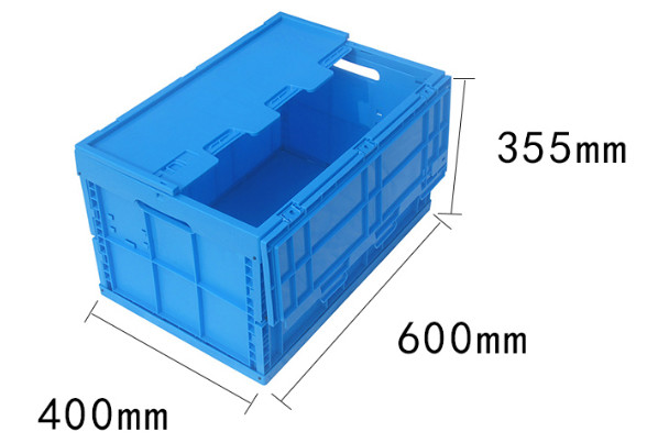 High Durability Collapsible Plastic Storage Bins For Transportation