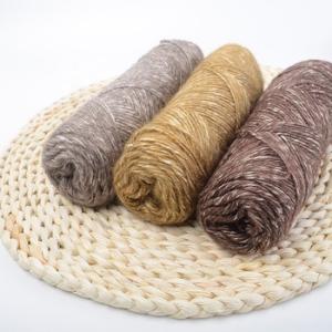 China 1/2.3NM Blending Velvet Spray Yarn For Knitting Sweater Overcoat wholesale