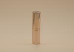 Bright Rose Gold Lip Balm Tubes , Aluminum Lipstick Tube Plastic Inner