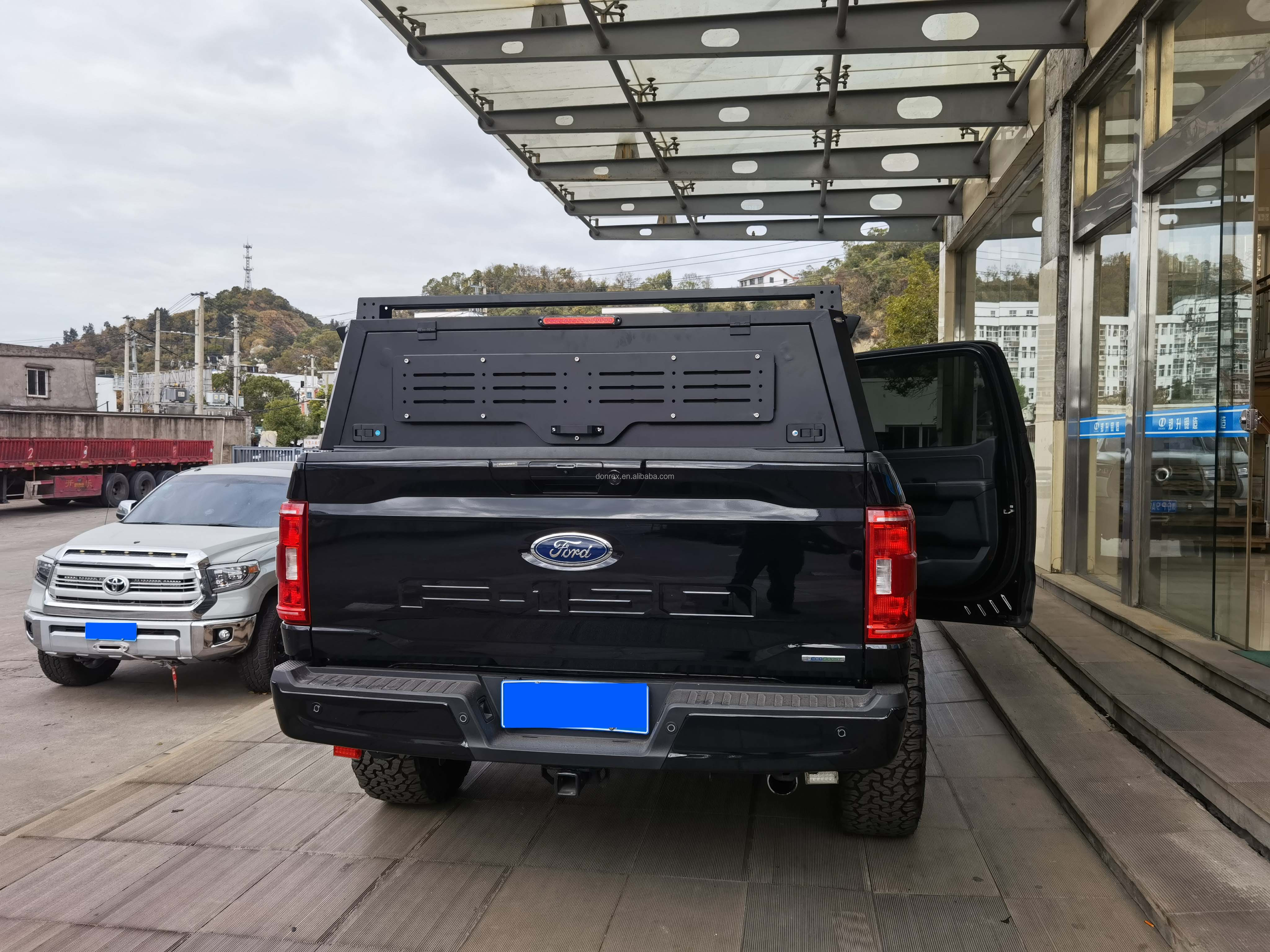 Ford F150 Raptor 2018 No Drill Design Aluminum Alloy Truck Bed Hardtop Topper Canopy