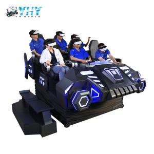 China Multiplayer Game VR Simulator Warrior Car 9D Motion 220V With 6 Seats wholesale