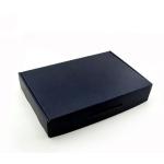 Protective Matte Black Corrugated Shipping Boxes with Lid UV Coating