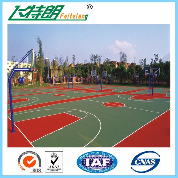 Quality All Weather Sport Court Flooring / Acrylic Tennis Court Surface Anti Slip Floor Tiles for sale