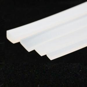 China Food Grade Heat Resistant Silicone Rubber Transparent 8.5Mpa Tensile Strength on sale