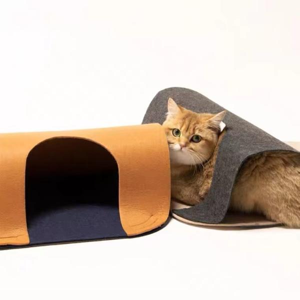 Polyester Fiber Pet Felt Fabric Carpet Playable Removable Washable Pet Mat 732g