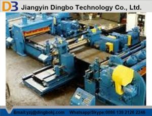 China Metal Coil Line Machine , Steel Cut To Length Machine With Cutting Blade Cr12 wholesale