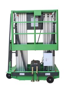 China Compact Design 200Kg Loading Vertical Lift Aerial Equipment With 6M Lifting Height wholesale