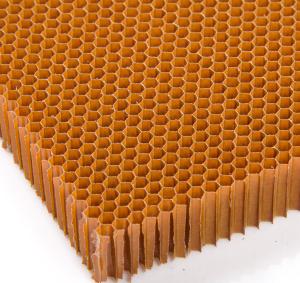 China Regular Hexagonal Aramid Honeycomb Core 1220x2440mm wholesale
