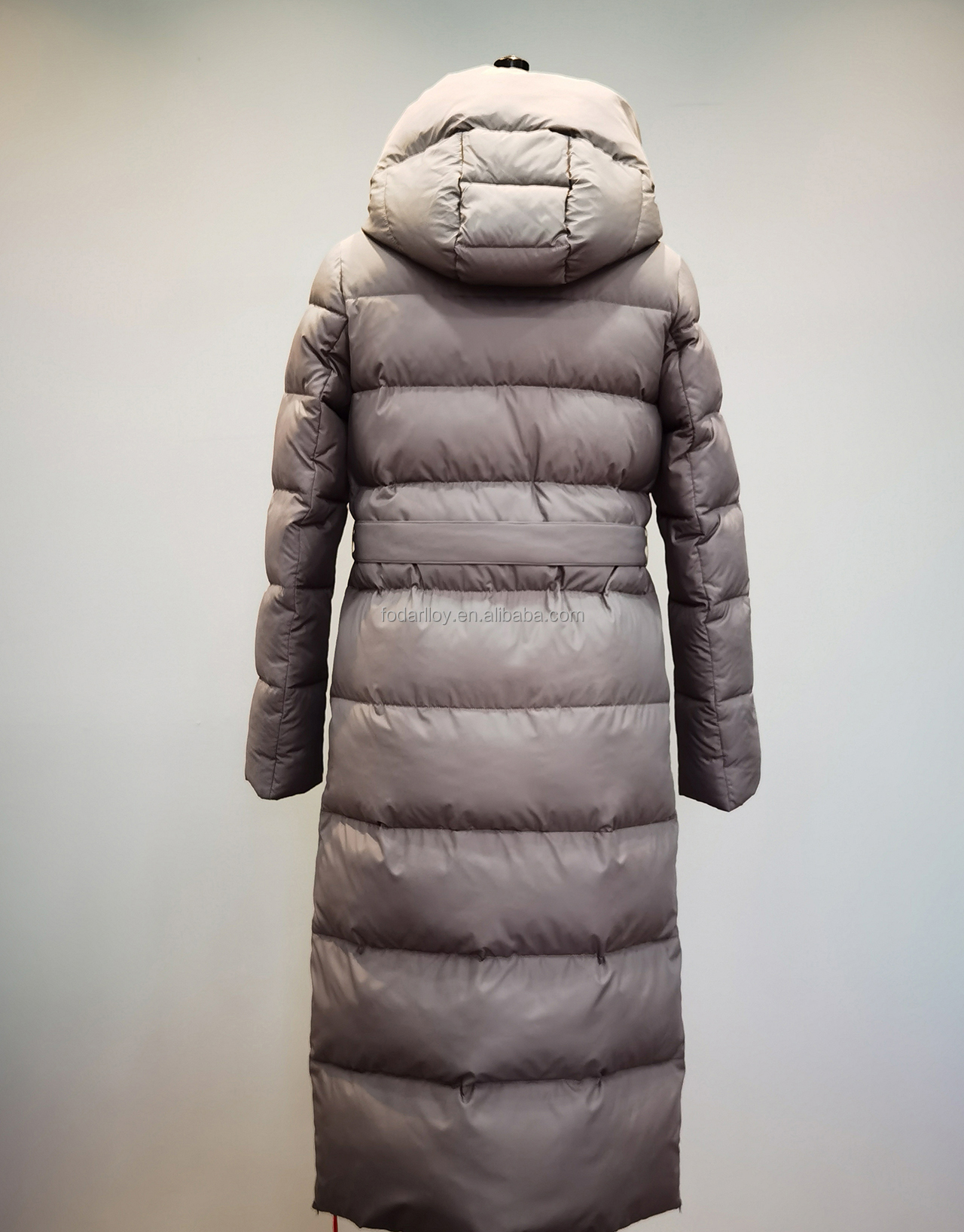 FODARLLOY Ladies Warm Hooded Cotton-padded Clothes Slim Long Down Winter Jackets Women Coats Woman Coat F23168