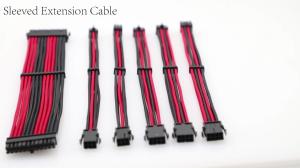 China A complete set of ATX Motherboard Power extension Cable 18AWG 30CM Computer Cable wholesale