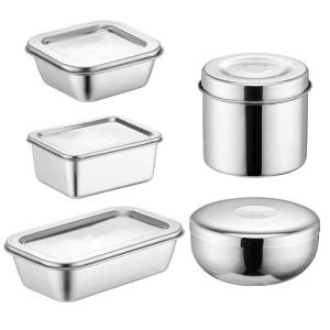 China Leakproof Stainless Steel Containers With Lids For Food Storage – BPA Free &amp; Dishwasher Safe wholesale