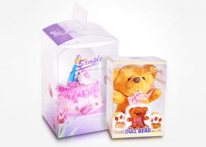 China PET packaging carton plastic clear box toy packaging box plastic folding up box wholesale