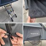Overland Aluminum Camping Car Roof Tent With Telescopic Ladder