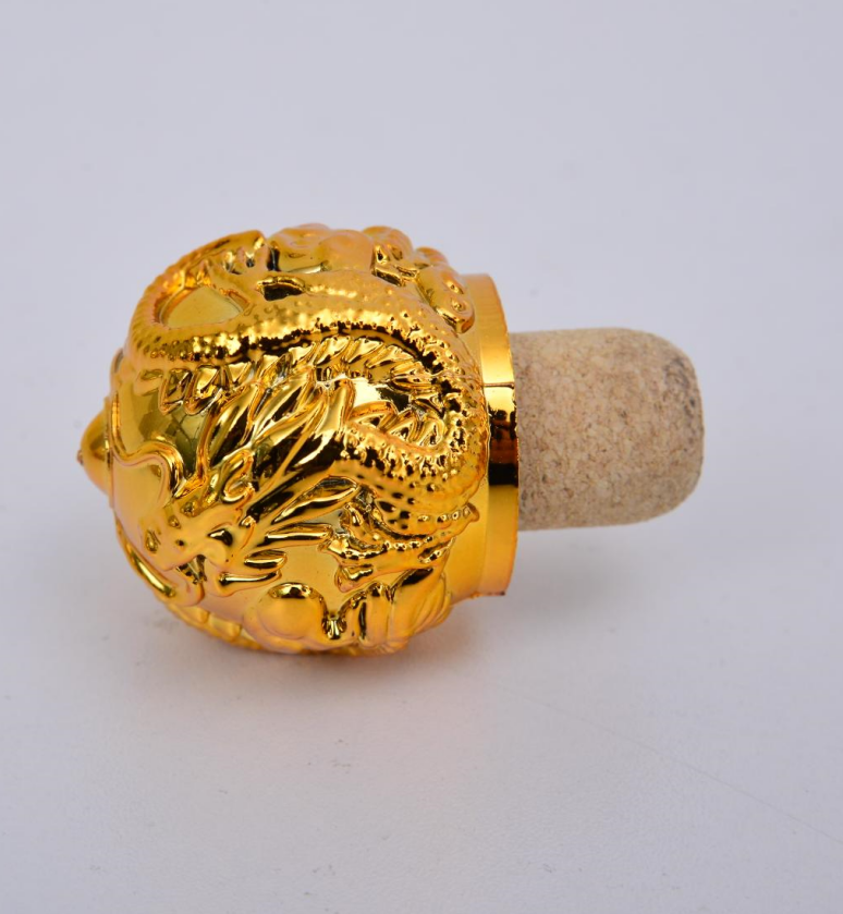 Custom Size T Shape Glass Bottle Stopper For Non Spill Gin Whiskey Vodka