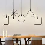 Loft Individual pendant lights For Kitchen Dining room Bar Shop Lighting (WH-VP