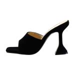 Suede Snake ODM Women High Heeled Shoes With Signature Martini Heels