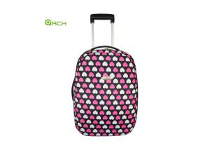 China 20 Inch 600D Egg Shape Lightweight Trolley Suitcase Bag wholesale