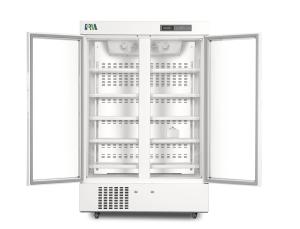 China 2-8 Degree 656L Double Door Pharmacy Biomedical Vaccine Storage Refrigerator For Drugs Fridge wholesale