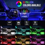 SMD 5050 RGB Modified Car Lights Lamp LED Car Interior Decoration Atmosphere