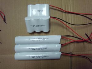 China 3.6Volt Nicd Battery Packs C2500MAH For Emergency Fixture , Outdoor Lighting wholesale