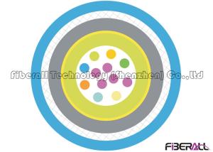China Dual Armour Fiber Optic Distribution Cable , 12 Core Multimode Fiber Optic Cable wholesale