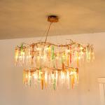 2 Year Warranty Metal Luxury Ceiling Lights For High End Chandelier In Living