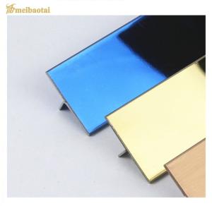 China 2438mm Stainless Steel Effect Tile Trim 304 Stainless Steel Tile Strip wholesale
