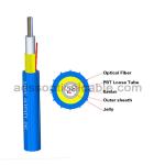 24 Core Micro Fiber Optic Cable Air Blown SM MM GCYFXTY Duct Application