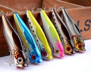 China 9.20cm 17g Laser Bionic Fishing Bait 3 Plastic Lures Sea Fishing wholesale