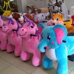 Hansel kids and adult can ride electric ride on horse toy unicorn walking toy
