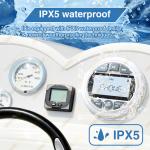 Waterproof IPX5 Bluetooth White Marine Radio Boat Stereo Receiver with FM AM