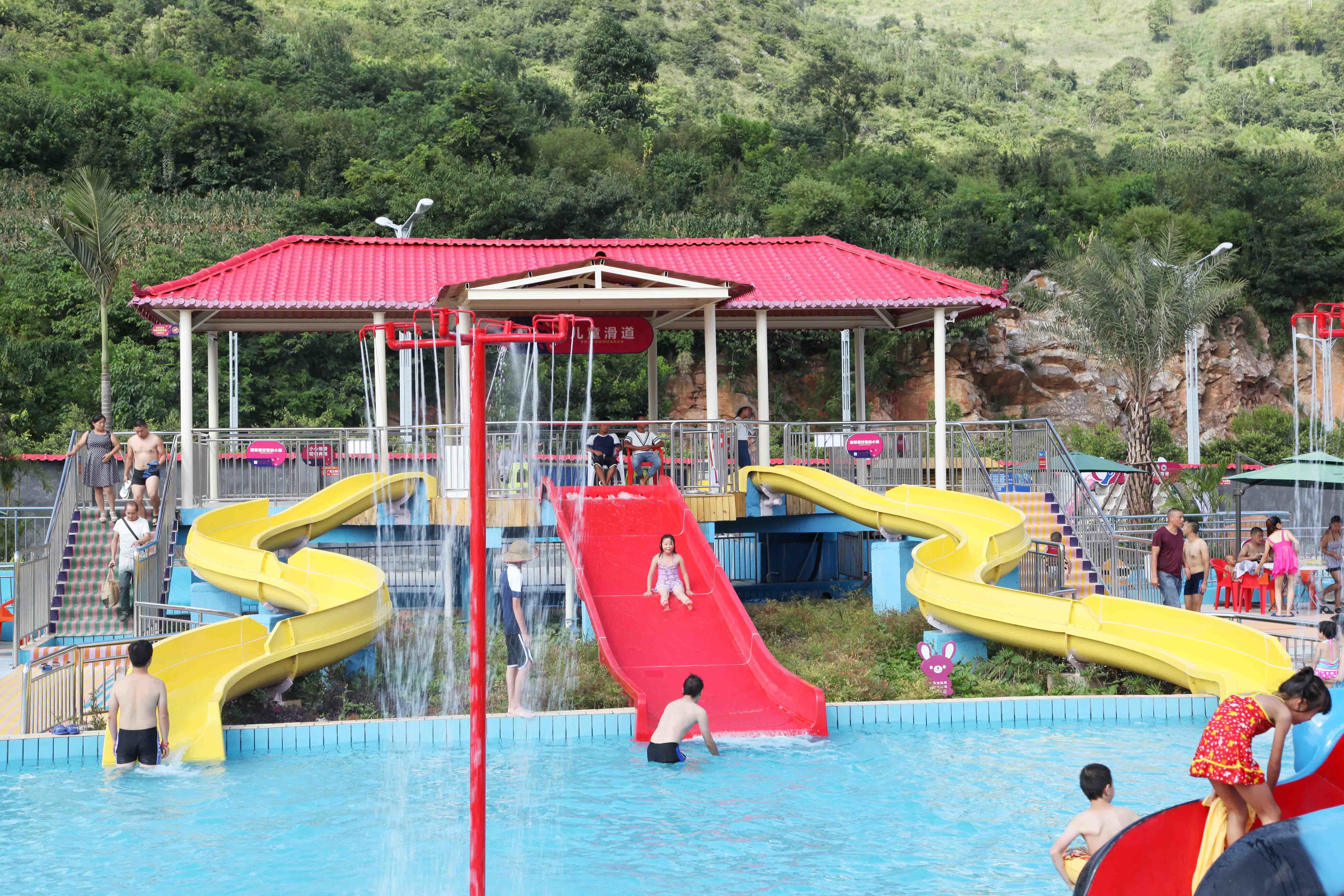 Customiazed Kids Fun Water Slide for Water Park / Fiberglass Water Park Equipment
