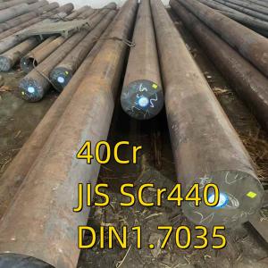 China Hot Rolled Round Bar 40cr JIS SCr440 DIN 1.7035 Alloy Structure Steel Forged Steel Soild Bar wholesale