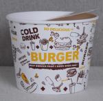 Paper Fried Chicken Bucket Happy Family Bucket Paper Food Buckets With Lid