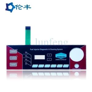 China Embossed Keys PET Waterproof Membrane Keypad Metal Domes Led Membrane Switch wholesale