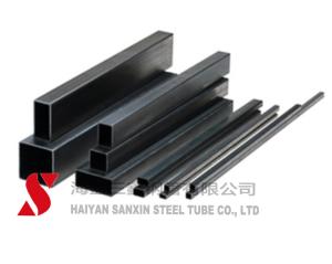 China Carbon Welded Black Rectangular Steel Tubing EN10219 ASTM / DIN Standard wholesale
