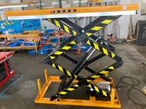 China HD1000 Stationary Lift Table Hydraulic Scissor Lift For Material Handling wholesale