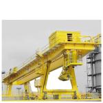 Industrial Shore EOT Double Girder Gantry Crane With Grab Bucket