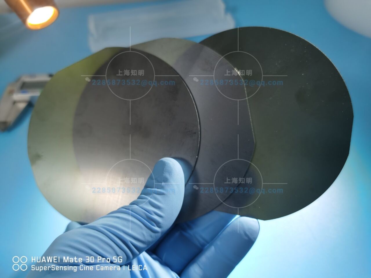 customized Thickness 1.5mm 4" 4H-N sic Crystal as-cut blank Wafers