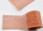 Width 30-50cm 0.23mm Knitted Copper Wire Mesh For Industrial Use
