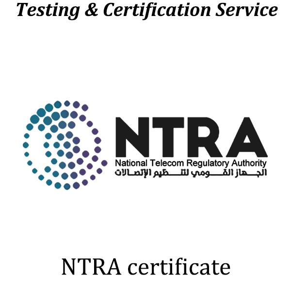Egypt NTRA Certificate By Egypt General Organization For Export And Import
