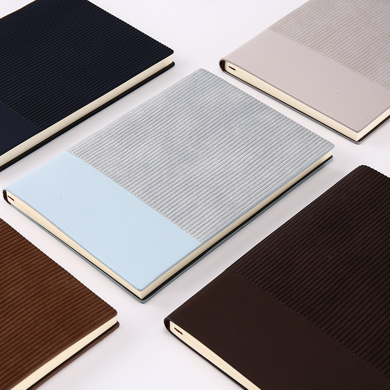 Self-Adhesive Inner Pages 104 sheets A6 Diary Custom Cloth Cover Notebook for Students