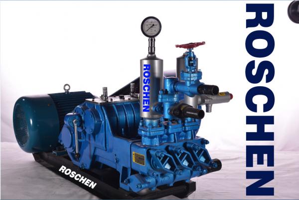 Quality 45 Kw Big Flow Mud Pump Triplex Single Acting Piston Pump for Cleaning Water Well for sale